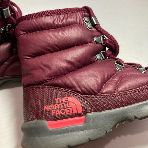 THE NORTH FACE  Primaloft Puffer Boots Women's Sz 5 Purple Grape - Picture 4 of 12